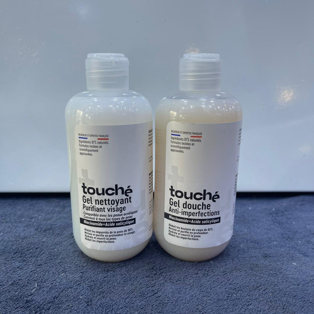 Touché Gel Douche + Gel nettoyant